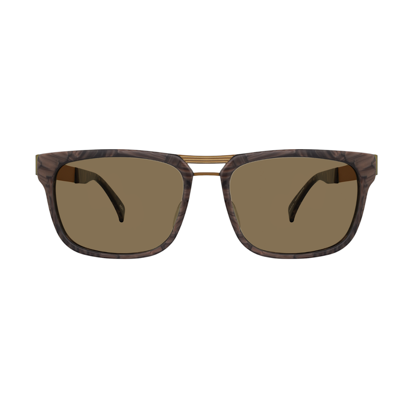EGG Rectangle Brown Multicolour double bridge