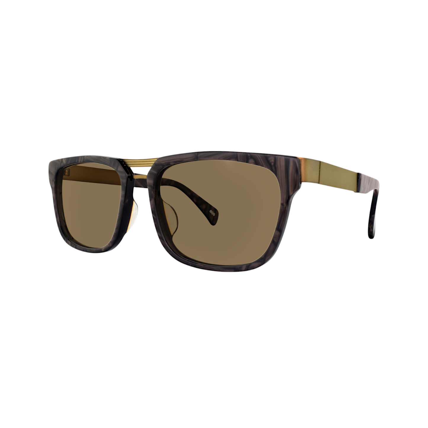 EGG Rectangle Brown Multicolour double bridge