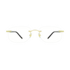 Authentic Montblanc Eyewear
MB0071O 001
Men's Rimless Rectangular Silhouette