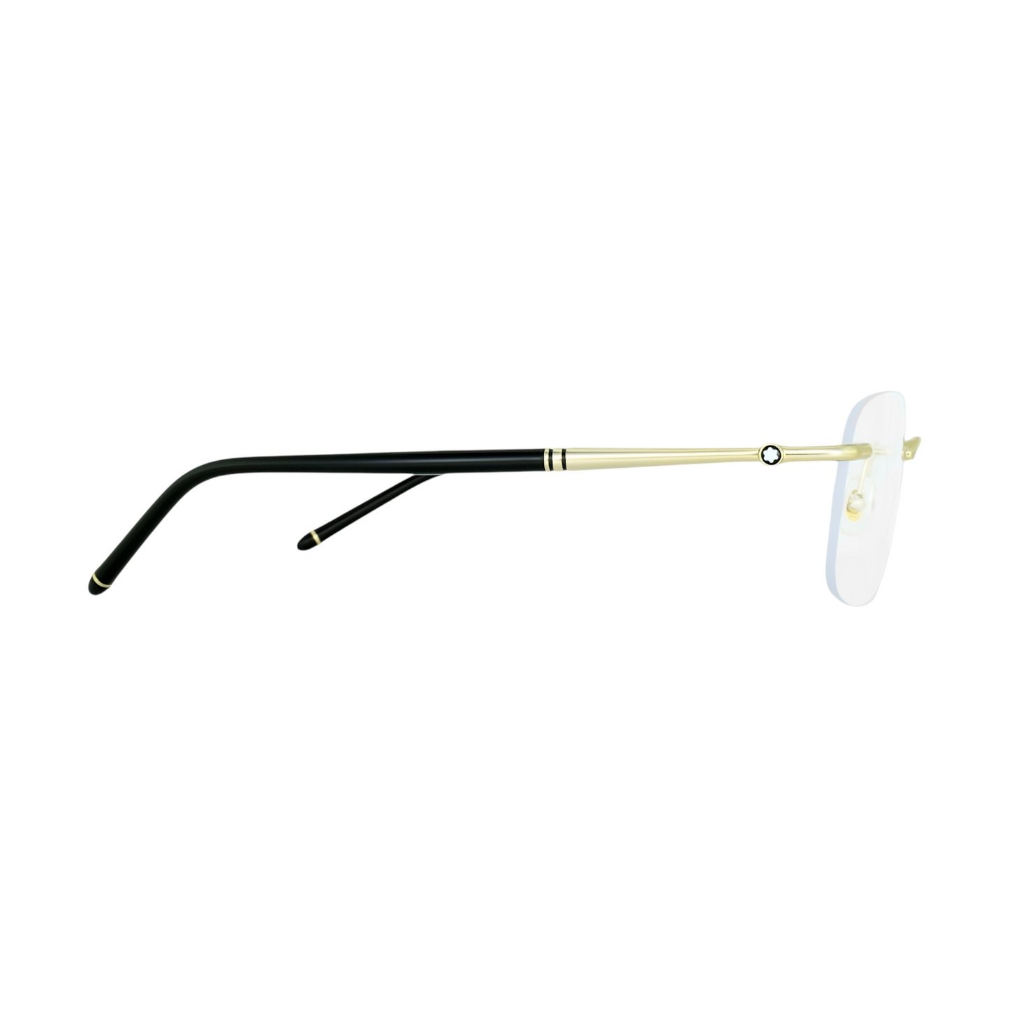 Authentic Montblanc Eyewear
MB0071O 001
Men's Rimless Rectangular Silhouette