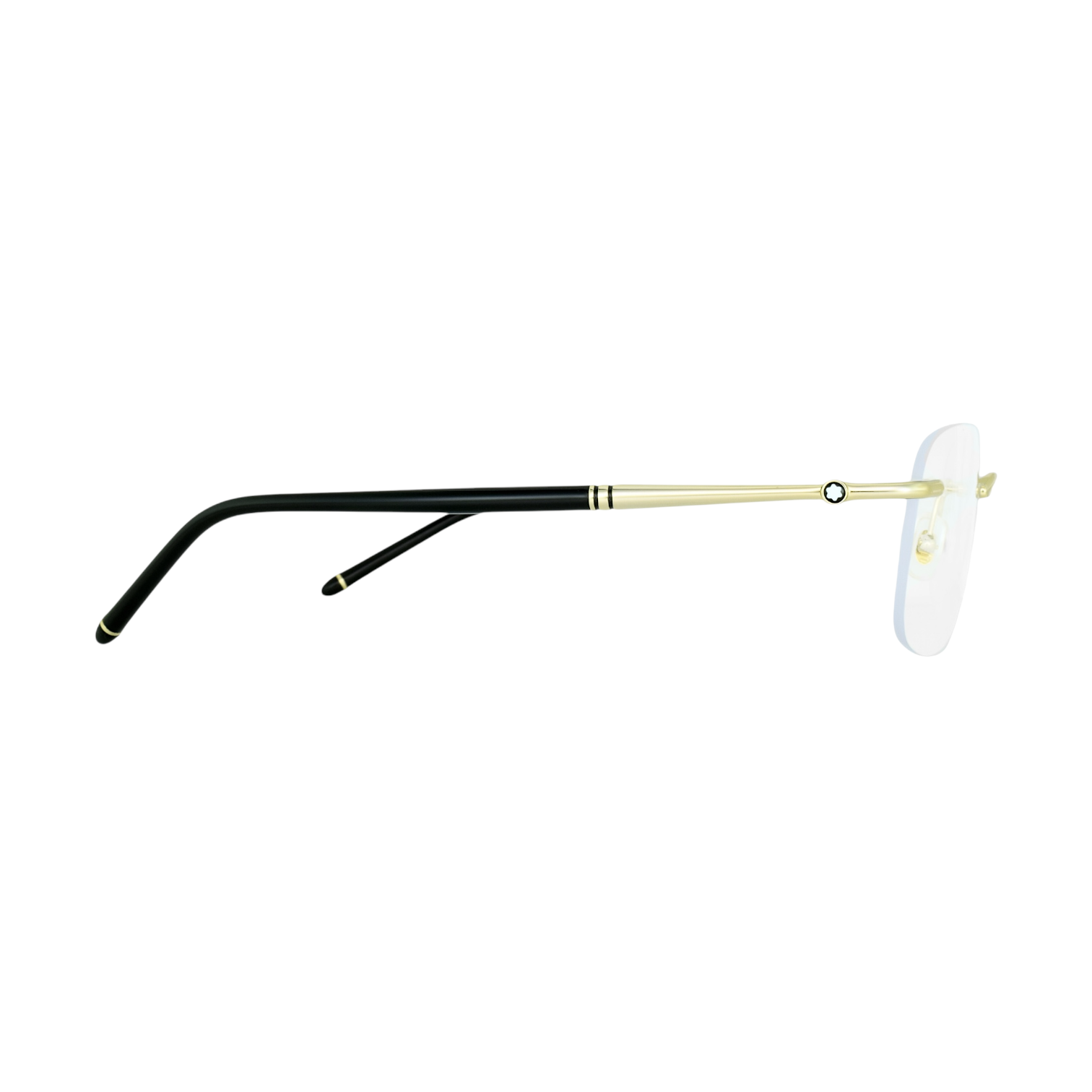 Authentic Montblanc Eyewear
MB0071O 001
Men's Rimless Rectangular Silhouette