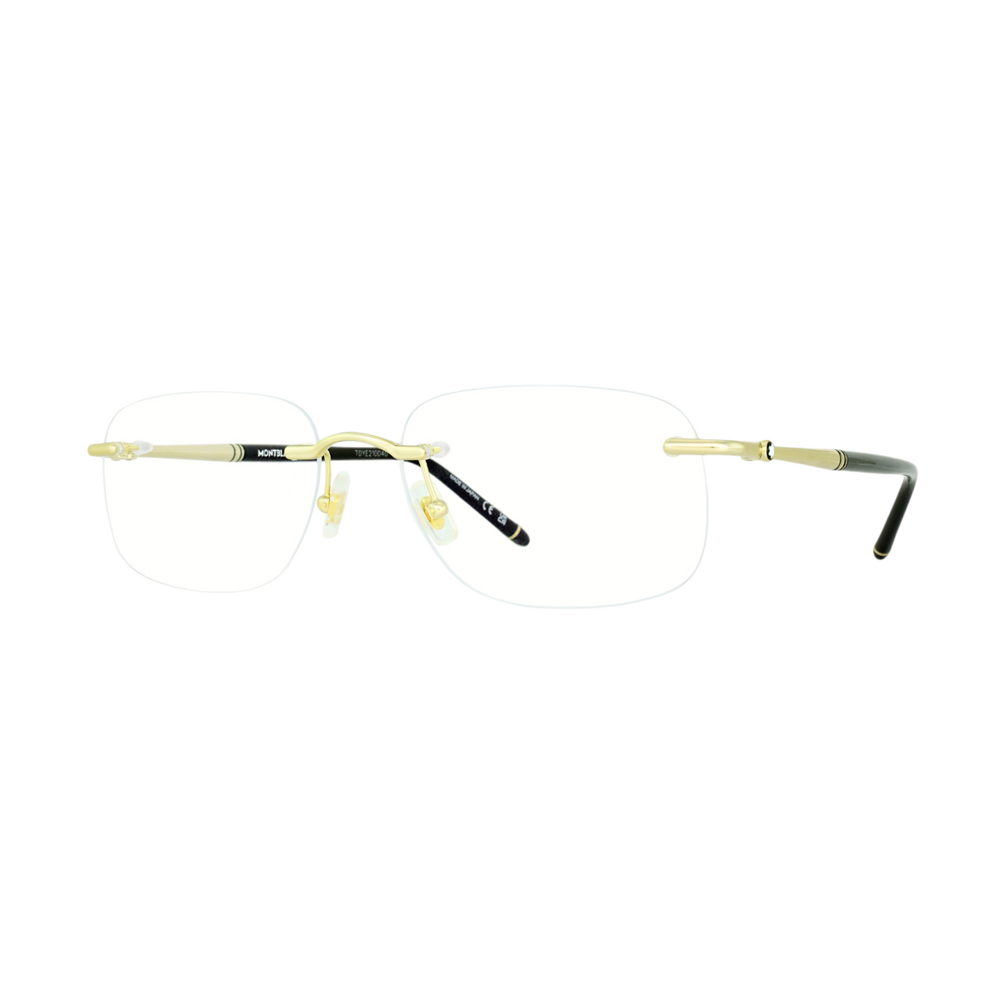 Authentic Montblanc Eyewear
MB0071O 001
Men's Rimless Rectangular Silhouette