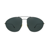 Tom Ford Cobra sunglasses in a minimalist pilot style, featuring a double bridge and dark tinted lenses