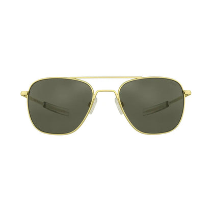 Randolph AF056 23kGold sunglasses for men, pilot shapes, square, aviator