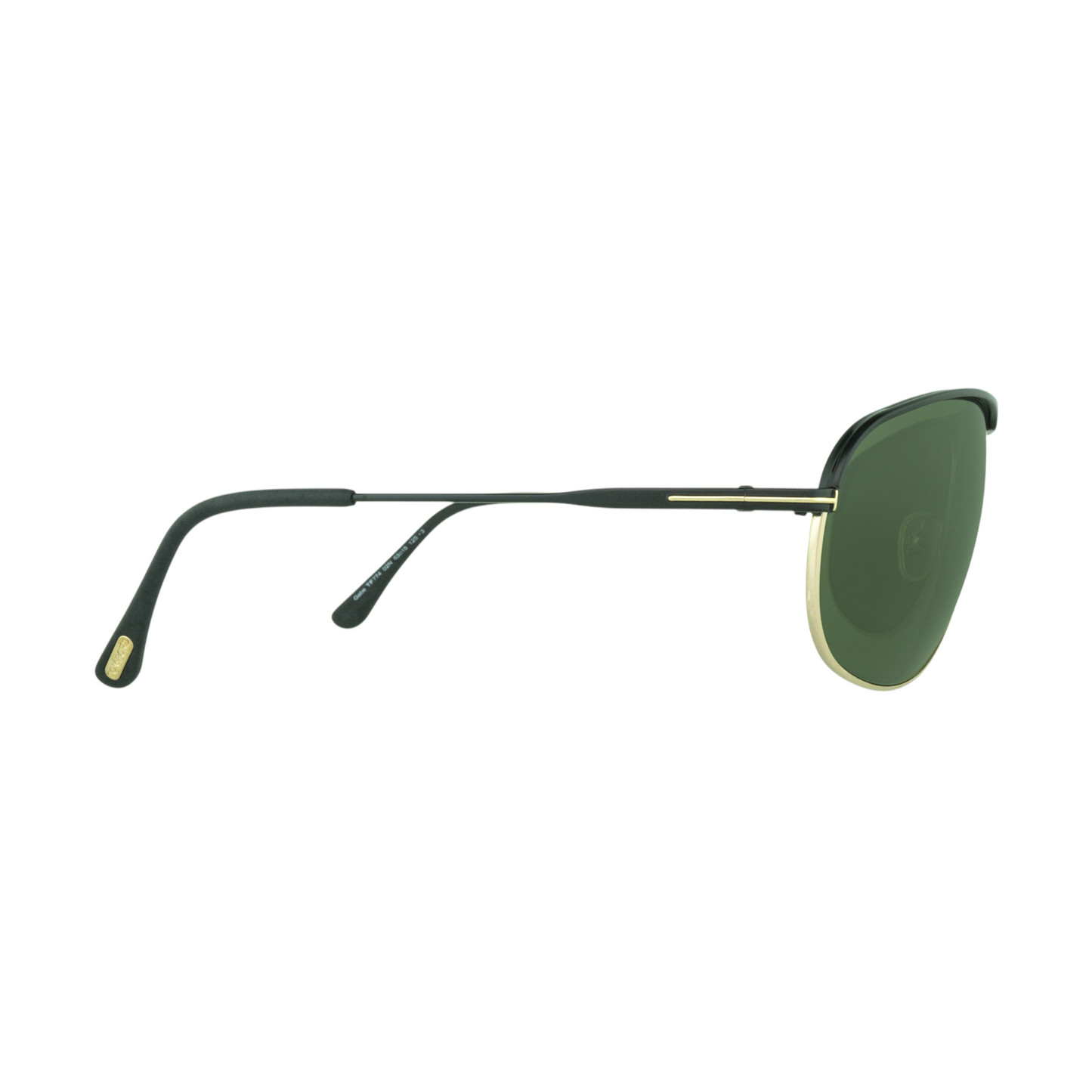 Tom Ford Gabe TF 774/S 02N Black and Gold Oval Sunglasses – Luxury Men's Eyewear