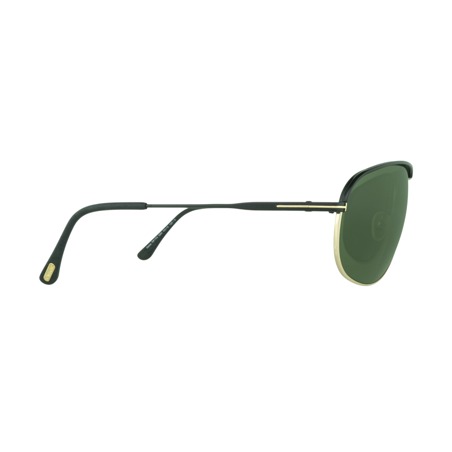 Tom Ford Gabe TF 774/S 02N Black and Gold Oval Sunglasses – Luxury Men's Eyewear