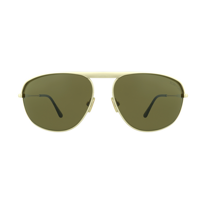 Tom Ford Gabe TF 774/S Premium Gold Metal Oval Frames