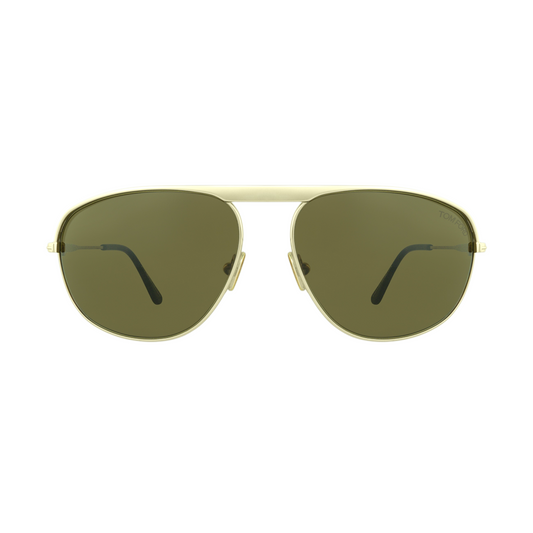 Tom Ford Gabe TF 774/S Premium Gold Metal Oval Frames