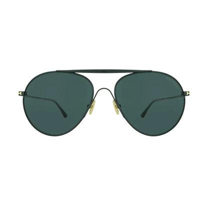 Tomford Smith TF 773/s 01V Sunglasses - Large / Black / Metal - Sunglasses